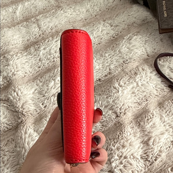 No callouts Kate Spade Red Leather Wallet with Gold Accents - Picture 10 of 12